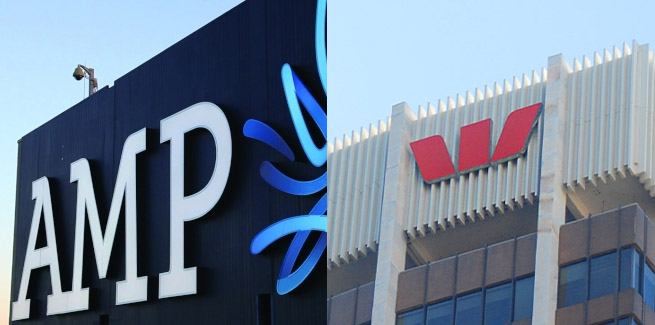 AMP and Westpac