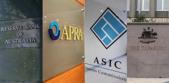 RBA APRA ASIC Treasury