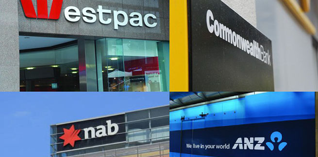 Westpac CBA NAB ANZ 